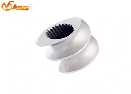 Precision-manufactured Co-rotating Parallel Screw Elements with Self-cleaning for Twin Screw Extruder Parts