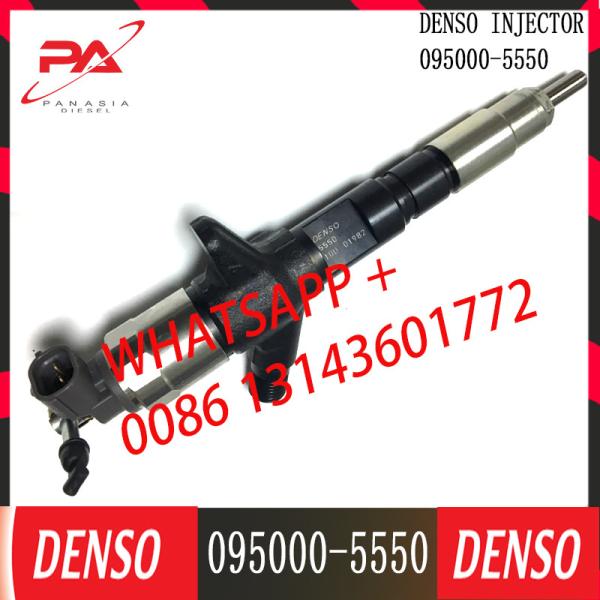 Bocal 095000-5511 095000-5550 DLLA150P866 comum original do injetor de combustível 095000-5480 do trilho para HYUNDAI 33800-45700