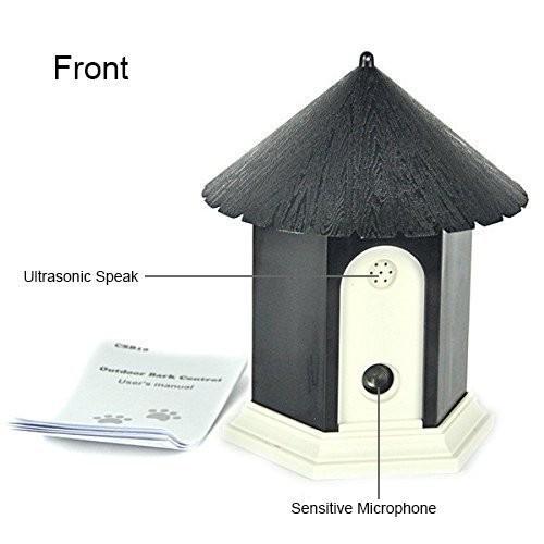 House shape ultrasonic bark control outdoor dog anti barking stop barking dog sensor
