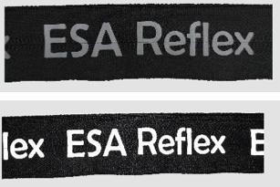 Black Reflective Zipper 3.1cm Width for Safety Workwear