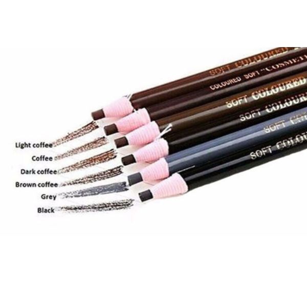 Аксессуары карандаша вкладыша брови полупостоянного макияжа водоустойчивые освещают/темный Браун