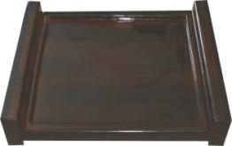 Dark Brown Hotel Guestroom Resin Collection Towel Tray 200*150*H40mm