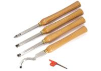 4pcs DIY Mini Carbide Tipped Madeira Torno Ferramentas Combo Set