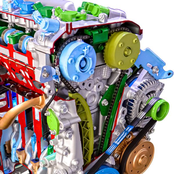 Conseil de formation en anatomie du moteur Stand d'affichage Équipement pédagogique