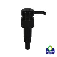Tête en plastique noire de distributeur de savon du principal 28/410 de pompe de bouteille en verre