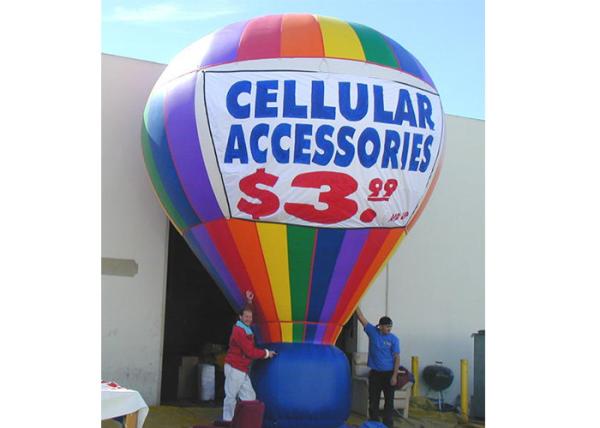 Durable PVC Tarpaulin Giant Inflatable Helium Balloon For Party