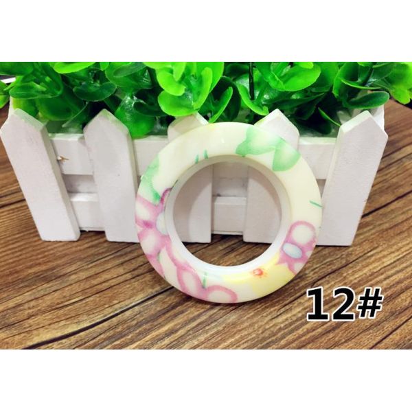 Fashion Prime ABS Plastic Custom Curtain Rings Circles Rod Accessories