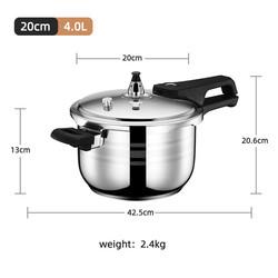 304 Stainless Steel Rice Cooker 18 - 24cm Multifunctional Induction Pressure Cooker