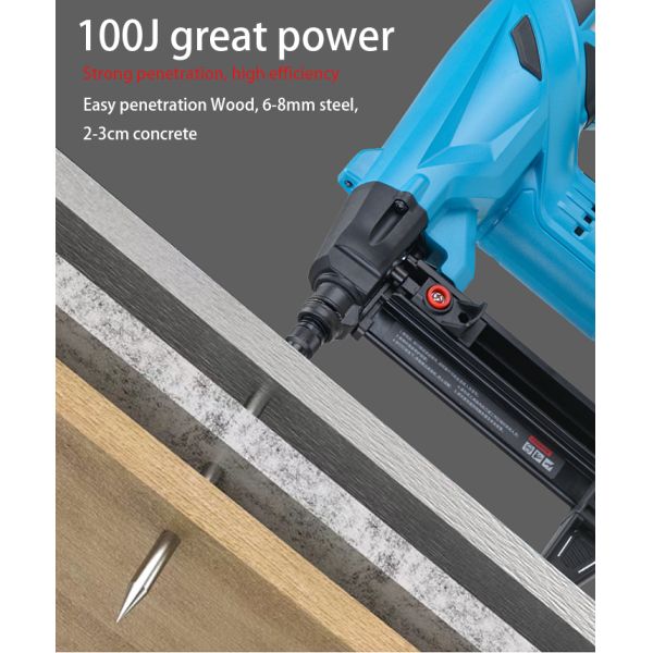 Industrial Grade Battery Nail Gun DCCN40A Cordless Concrete Nailer for Wood Projects