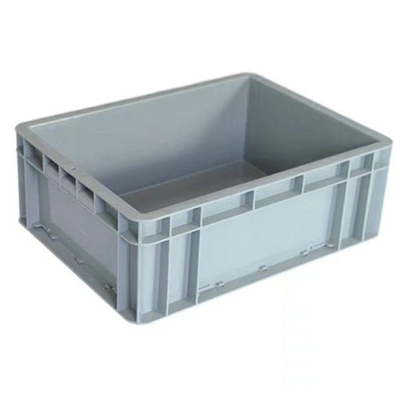 Plastic Customized Mesh Solid Box Crate Basket with Vented Sides Iron Handle Multi-color Options for Harvest Agriculture Fruits