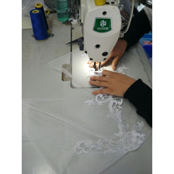 Soft Chiffon And Embroidery Bridal Bridesmaid Dresses With Sleeves