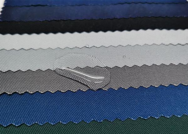 Blue white twill Water Resistant Fabric 240GSM Oil Water Stain Repellent Fabric