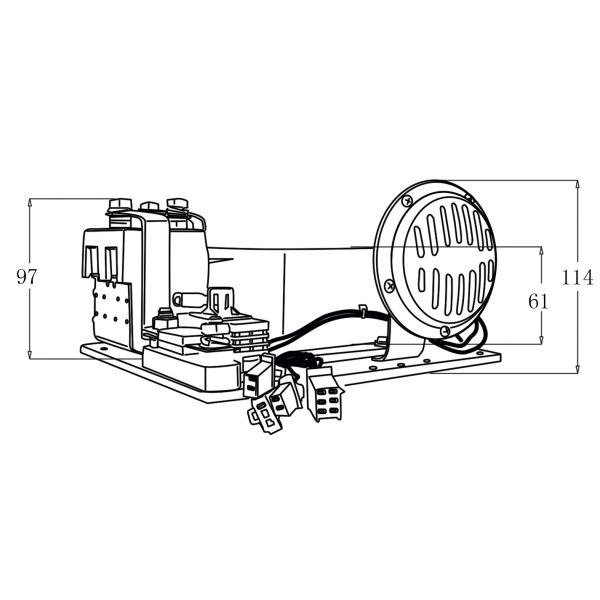 1207B-4102 Curtis 24V Motor Controller