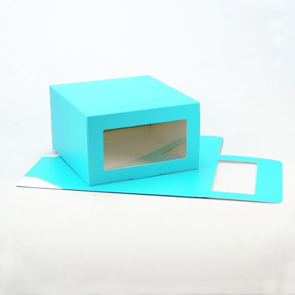 Мраморная складная бумажная упаковка бейсбольная шапка Шляпа Шляпа коробка с прозрачным пластиковым окном