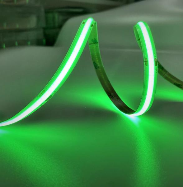 Bande IP20 24V 10W/M Green Cob Led d'ÉPI de Milewood LED Dotless