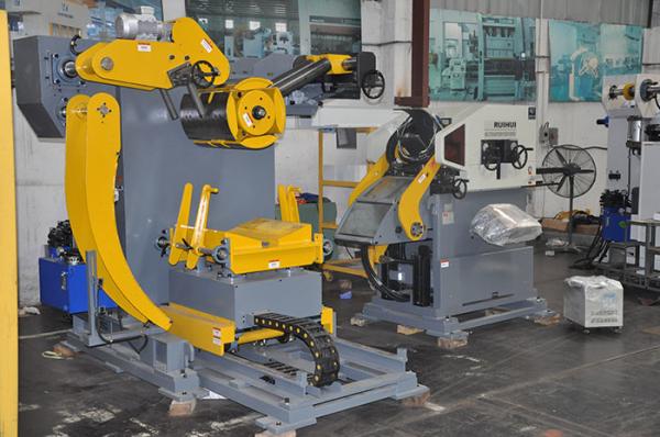 Leveling Coil Feeder Straightener , 3 In One Feeders For Cable Processing