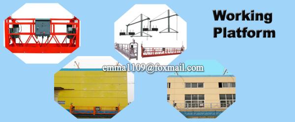 800KG Cradle Machine TDT ZLP800 Aluminum Machine Platform Hoist Motor & Safety Lock