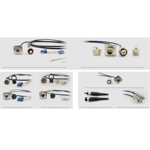 Waterproof Fiber Optic Patch Cords ODC Connectors Outdoor Fiber Optic Patch Cable