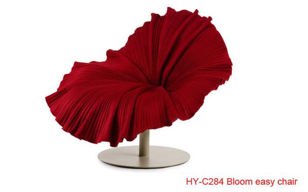 High replica Colorful bloom easy chair flower shape chair bloom lounge chair in fabric modern calssic lougne chair