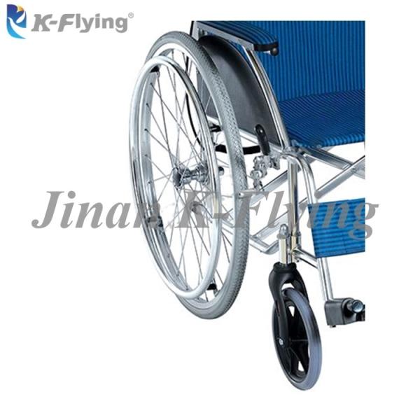 Portable Metal Aluminum Alloy Adult Disabled Folding Manual Wheelchair 100 kg