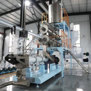 Automatic Floating fish Food Extruder dog Food Pellet making Feeds Machine Plant