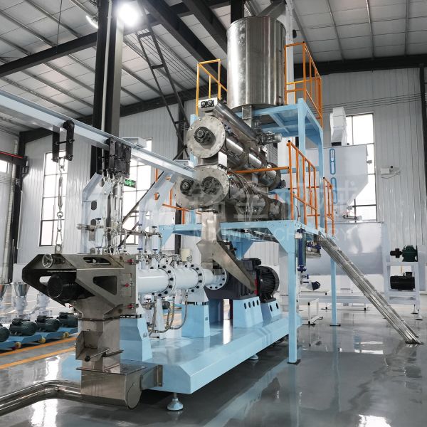 3-5ton/h Automatic Aquatic Fish Food Making Extruder Machine Floating Sinking Fish Feed Equipment Plant Production Line