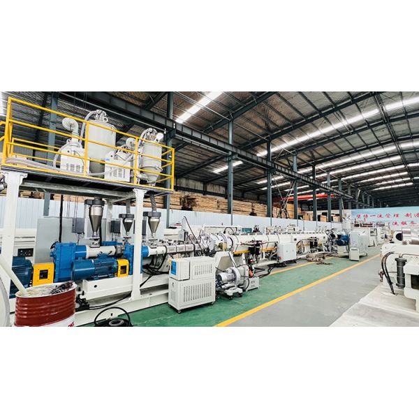 ABC 3 camadas HDPE/PP máquina de fabricação de tubos para tubos de abastecimento de água de HDPE 110-350mm