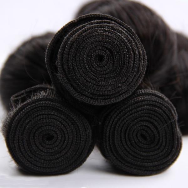 Hakka Brazilian Loose Wave Human Hair Bundles One Donor Free Sample No Shedding