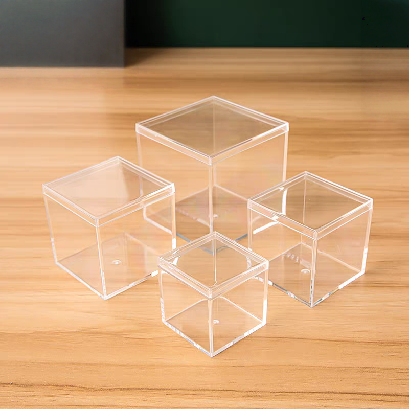 Customize Acrylic Display Plexiglass Mini Storage Box With Lid Acrylic Box