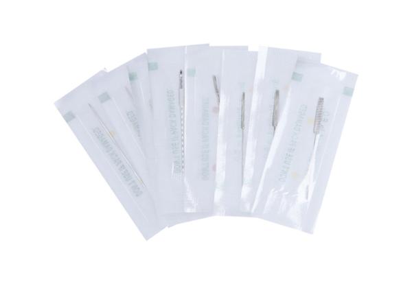 Agulhas descartáveis para ferramentas permanentes Acccessories da composição de Microblading dos bordos da sobrancelha da máquina 0.35MM da tatuagem da composição