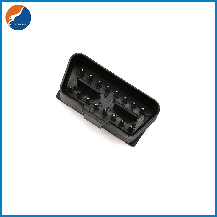 Подгонянный соединитель OBD2 OBD II OBD 2 мужчины Pin 12V 24V 16 женский с замком для аппаратуры автомобиля диагностической