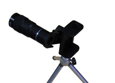 Rubber Armor Cell Phone Monocular , Clear Viewing Monocular Telescope For Phone