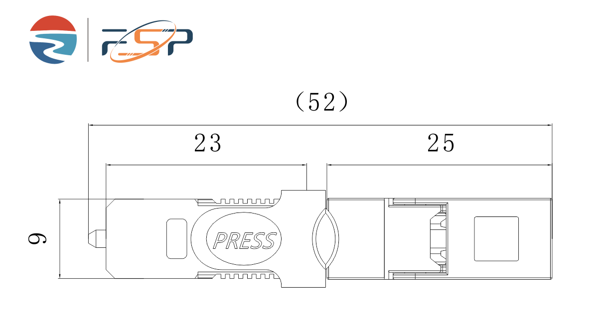 MAX≤0,5 dB Pérdida de inserción SC UPC SM Conector rápido de fibra óptica simple para FTTH y red