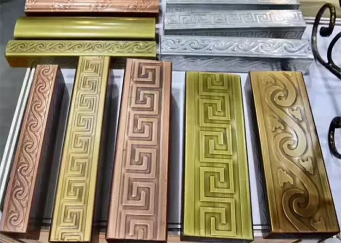 Bright  steel pipe embossing machine for handrail decoration pipe