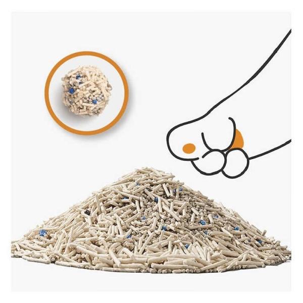 Natural Degradation Tofu and Bentonite Mixed Cat Litter Dust Free Eco Friendly Fast Clumping