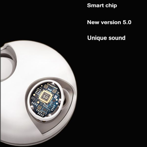 Dual Microphones True Wireless Stereo Earphone IPX4 Rotating Case