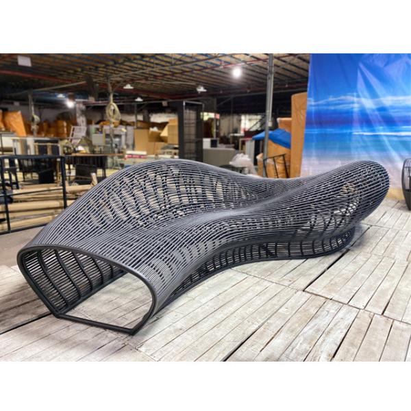 Custom Design Outdoor Rattan Sofa 100% Hand Woven Mall Furniture Random Combination
