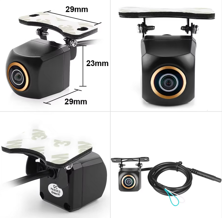 1080P AHD 170° Car Rear View Camera Vehicle Reverse Black Fisheye Lens Waterproof Night Vision Universal