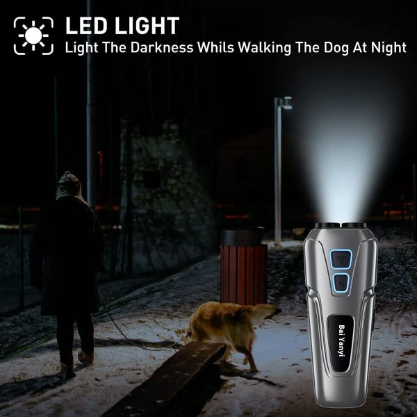 New Arrival Rechargeable Ultrasonic Dog Bark Control & Training Repeller with LED Deterrent for Dog Behavior Modification