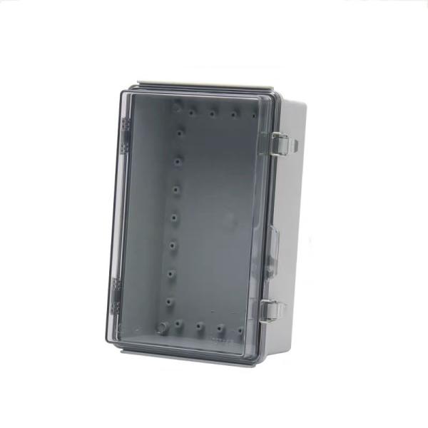 275x175x110mm / 10.82x6.89x4.33 Hinged Lid Junction Box Solid Gray Lid ABS Plastic