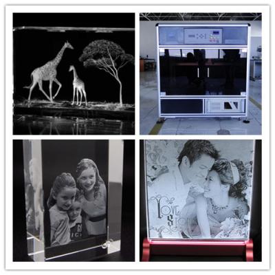 Diode Pumped 3D Laser Glass Engraving Machine 532 Nm Laser Wavelength Air Cooling
