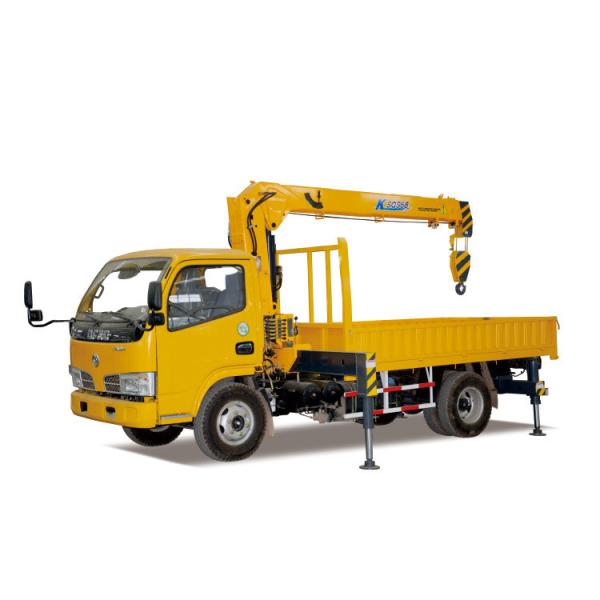 Construction 3.2T Truck Mounted Crane With 11m Max. Lifting Height Hydraulic Pump