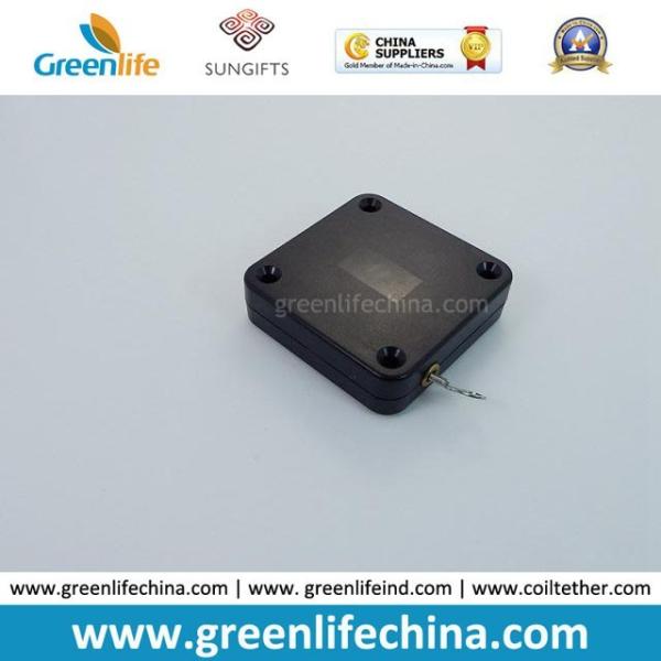 Fashionable Solid White Square Plastic Anti-Theft Retractable Window Security Recoiler