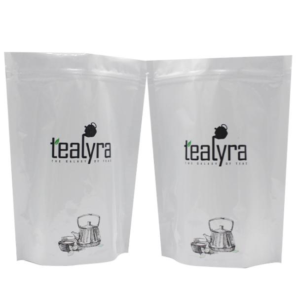 Doypack ziplockk Pouches Mylar Aluminum Foil Bags With Zipper And Tear Notch