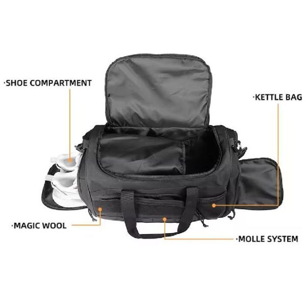 Настроенный логотип водонепроницаемая спортивная одежда тренажерный зал путешествия сумки для мужчин