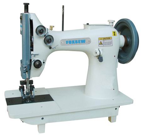 Double Needle Top and Bottom Feed Lockstitch Moccasin Machine for Extra Heavy Duty FX1810