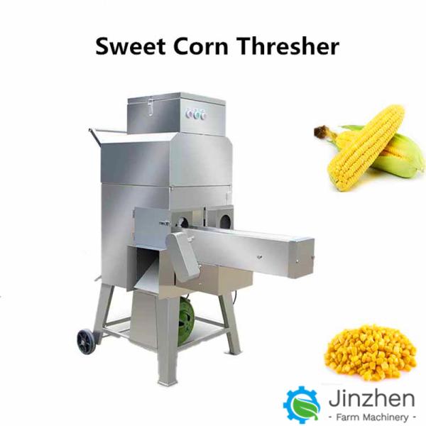 99% High Stripping Rate Automatic Corn Threshing Machine Sweet Maize Thresher Price For Sale