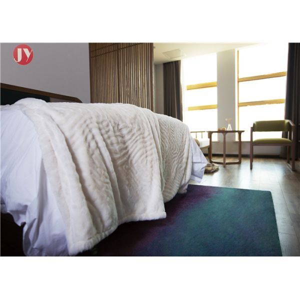 Silky Haired Plush Fur bedding 100% Polyester Double Layer Faux Fur with