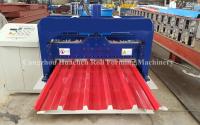 rollo de la hoja de 0.5-0.8m m que cubre que forma la máquina, rollo del panel del tejado que forma el corte hidráulico de la máquina