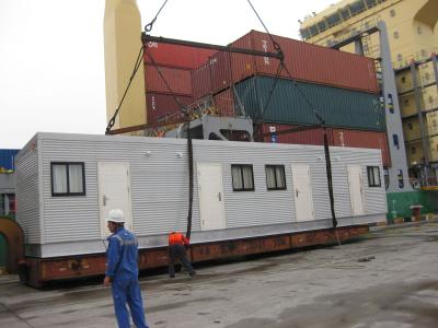 Arquiteto projetado casas modulares pré-fabricadas / aço leve largas casas modulares Tabernáculo Parque